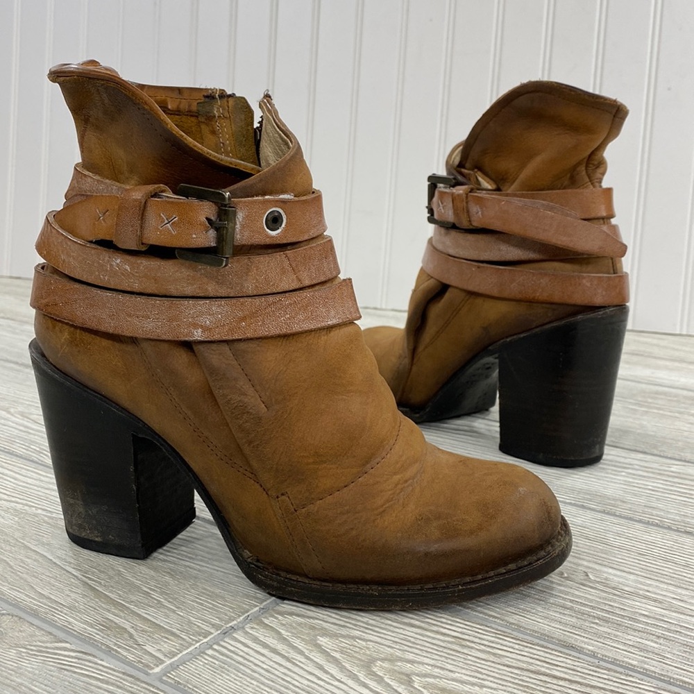 Freebird by Steven Blaze Brown Leather Boots - sz 8